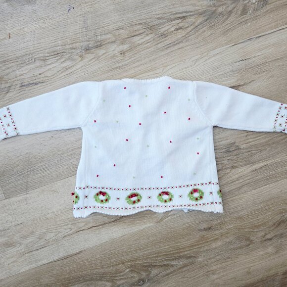 3 For 25 😍❤️Christmas Knit Button-Up Sweater – Maggie Zoe – Size 24 Months - Picture 6 of 7
